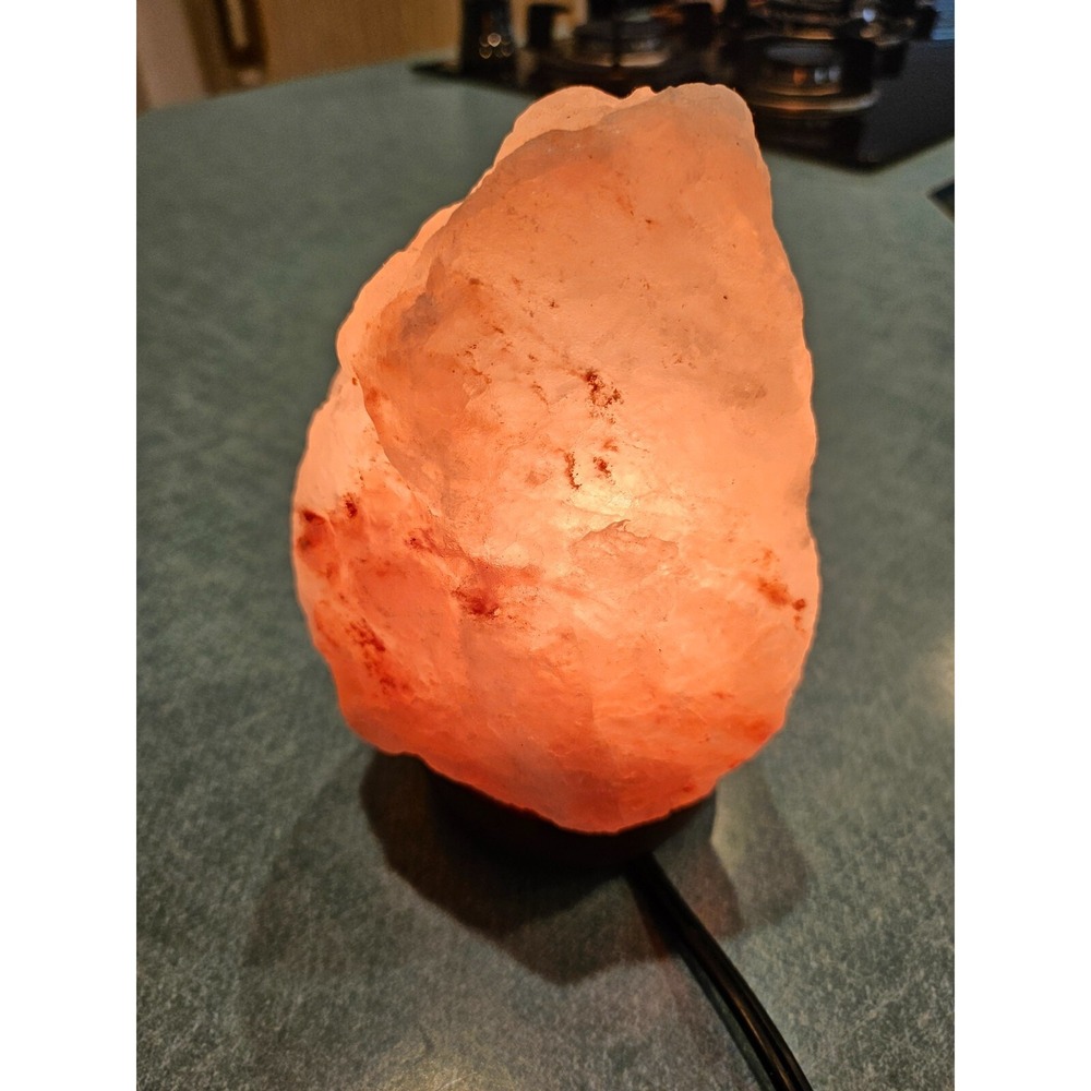 Majestic Pure Himalayan Salt Lamp - Natural Pink Orange‎ Glow Works Tested